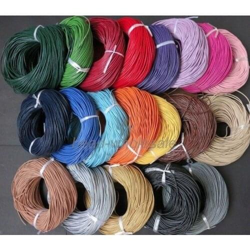32.8 feet Round Real Leather Jewelry Cord 3mm