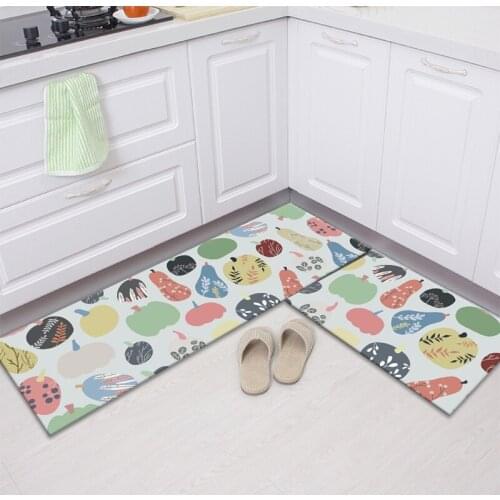 Abstract Geometric Print Kitchen Mat Non-Slip Long Bedside Rug Entrance Doormat Prayer Carpet Living Room Corridor Area Rug