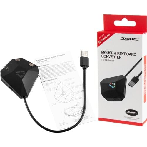 Mini Keyboard Mouse Converter to Gaming Controller Key Function Game USB Adapter for Nintend Switch/PS4/PS3/XBOX ONE/360 Console