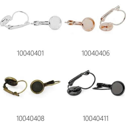 Lots of 50pcs french lever back earring base,8mm earring blank hook,brass made,lead and nickle free-100404