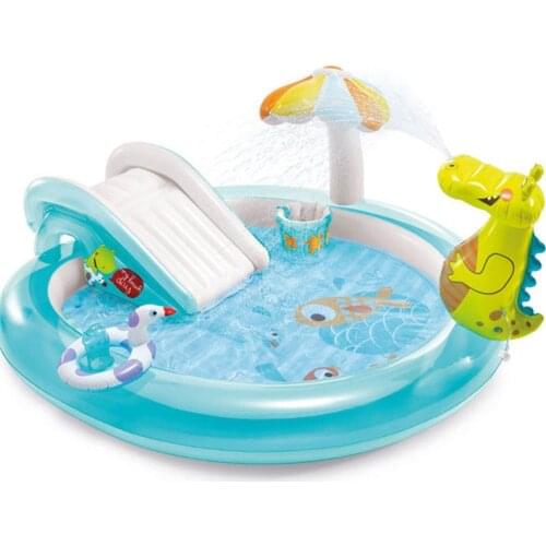 Inflatable Swimming Pools Water Slide Inflatable Pool Kids Play Center Backyard Spray Water Swimming Pool Home Water Sports Toys