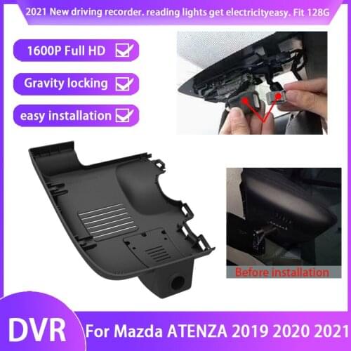 New ! car driving recorder Easy to install For Mazda ATENZA 2019 2020 2021 Car DVR Wifi Video Recorder Dash Camera full hd 1600P