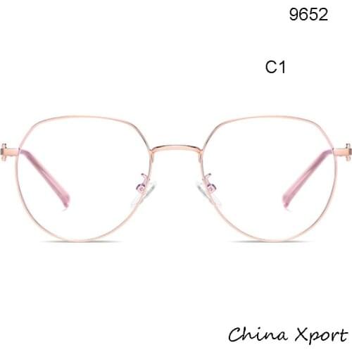 2021 new arrival big anti blue ray optical frames metal unisex fashional popular men women anti blue light glasses frames