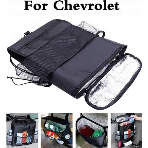 Car Seat Back Organizer Cooler Multi Pocket Bag Cover For Chevrolet Corvette Cruze Epica Equinox Evanda HHR Impala Kalos Lacetti