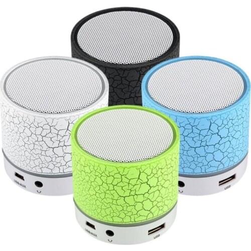 LED Portable Mini Bluetooth Speakers Speaker Wireless Smart Hands Free Speaker With FM Radio Support SD Card For iPhone Samsung