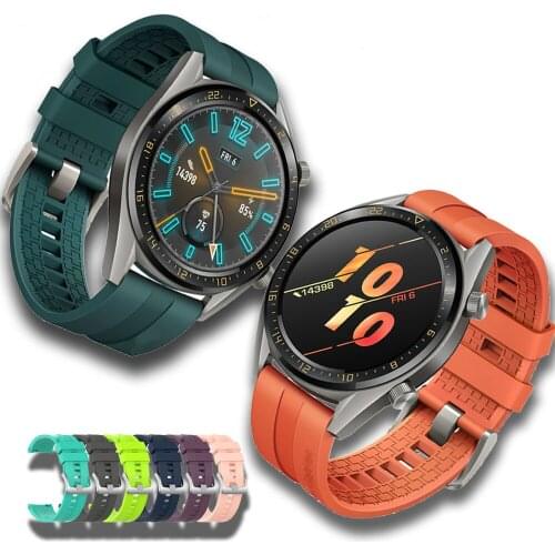 Wrist Strap Band for Huawei Watch GT 46mm/samsung gear s3 sports /Amazfit GTR 47mm smartwatch band Leather/nylon Ribbon