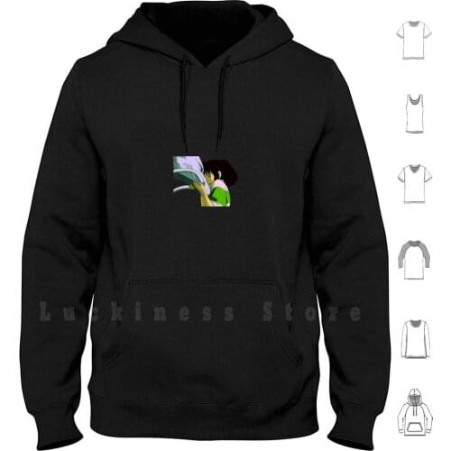 Chihiro And Haku hoodies Spirited Away No Face Hayao Miyazaki Chihiro Haku Yubaba Spirited Away