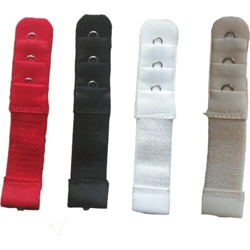Ladies 1 Rows 3 Hooks Bra Extender Nylon Clasp Extension Elastic On Strap Soft Bra Band Extenders Intimates Accessories