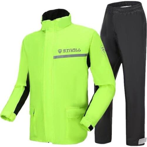 Waterproof Motorcyclist Rain Suit Moto Raincoat Summer Rain Coat Jacket Pants Motorcycle Fishing Motorbike Biker Rain Set Men