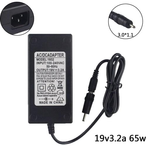19V 3.2A 65W AC DC Adapter Charger For Acer Chromebook 11 13 14 15 CB3 CB3-111-C4HT CB5 CB5-571 CB5-311 AO1-131, AO1-431 Laptop