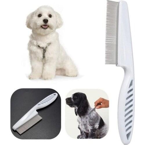 Protective Flea Comb for Cats Dogs Hair Grooming Tool Plastic Convenient Pet Comb Dog Flea Comb for Short Long Hair Dogs Cats