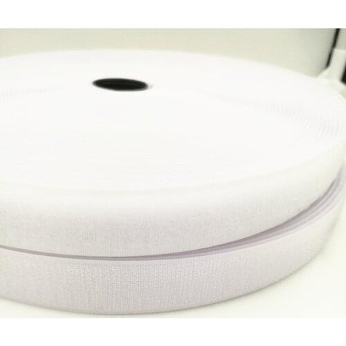 1''(25mm)Width x 27yards .Sew-on fastening Tape, Sew-on hook and loop ,Garment ,shoes ,bags acceories. white