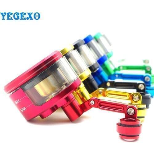 1pc 2021 New Motorcycle Foot Rear Brake Master Cylinder Tank Oil Cup Bottle Fluid Reservoir For Suzuki Dr 650 ltr 450 trk 502