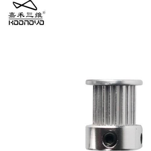 2PCS 3D Printer GT2 Timing Pulley 20 Teeth Aluminum Bore 5mm Synchronous Wheel Koonovo HighQuality Accessories with Width 6/10mm