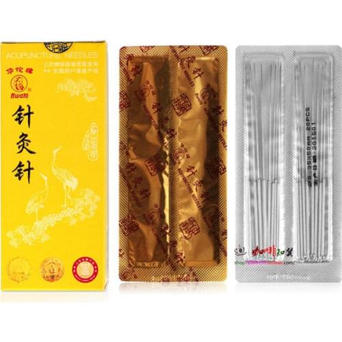 200pcs no disposable acupuntura silver surface acupuncture needle reusable beauty massage 0.25/30/35/40/45mm