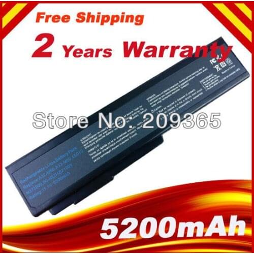 Laptop Battery for Asus M50 M50Q M50S M50V M51E M51Kr M51Se M60 M60J M70Sa N43 N43JF N53 N61 N61-A1 N61J N61Ja Series 6cell