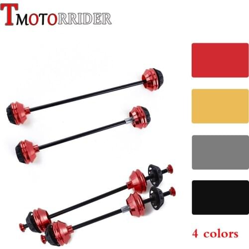 CNC Aluminum Front Rear Wheel Fork Axle Cap Crash Slider Falling Protection Guard Cover for Honda CBR600RR CBR 600 RR 2007-2015