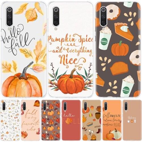 Pumpkin happy fall Phone Case for Xiaomi Redmi Note 9 9S 8T 8 7 8A 7 7A 6 6A 5 5A 4X S2 K20 K30 Pro Fashion Cover Coque