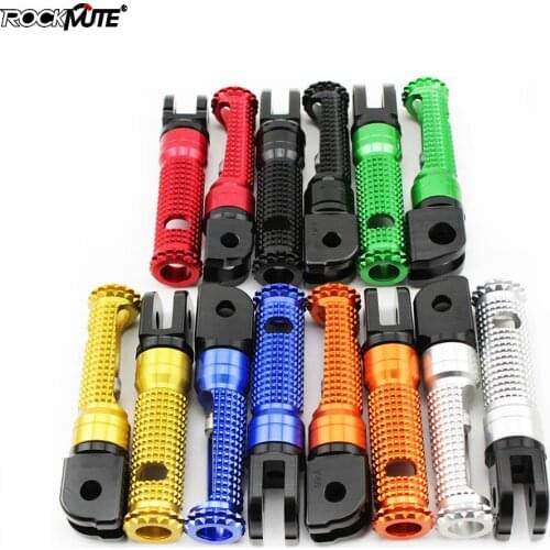 CNC Front Rests Pedal For KAWASAKI ZX12R ZX14R ZZR 600/1200/1400 GTR1400 CONCOURS 14 Motorcycle Rider Foot Pegs Footrest Adapter