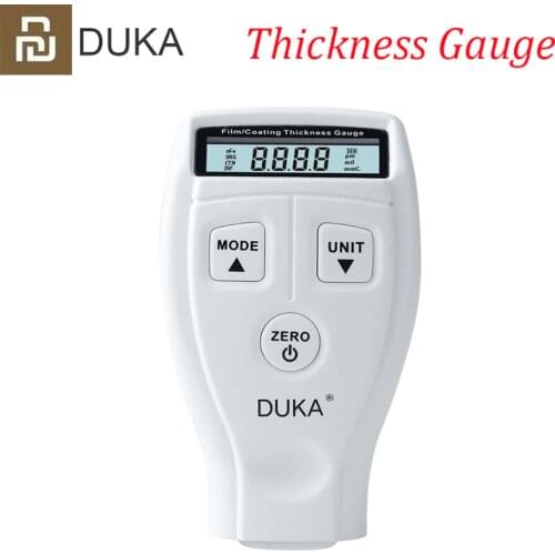 Youpin DUKA Portable Coating Thickness Gauge Car Paint Film Thickness Tester Measuring FE Auto Identification Substrate Tool