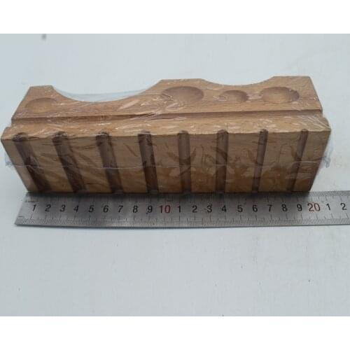Wood Forming Block Grooved Channels Jewelry Wooden Cube Forming Tool Jewelry Mold