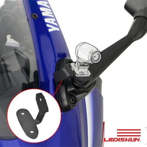 YZF-R15 Steel Left DVR Bracket Riding Navigation Automobile Data Recorder Bracket for YAMAHA YZF R15 V3.0 17-20 18 19