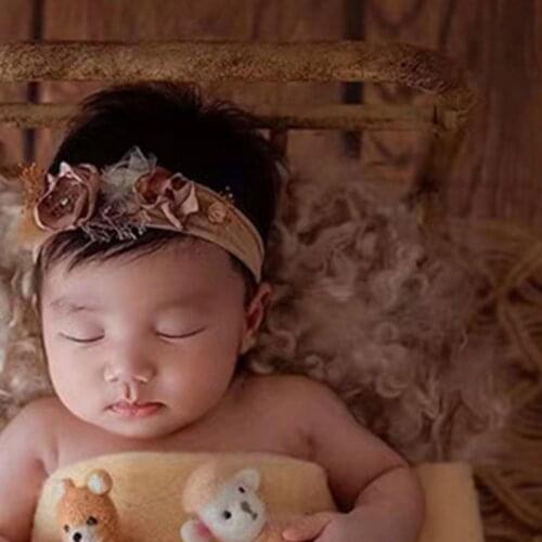 Baby Photography Props Mat Basket Decoration Full Moon Infants Newborn Hundred Days Photo Pad C5AF