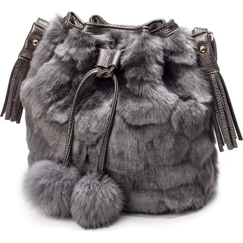 FZMBAI Women's Fur Bags