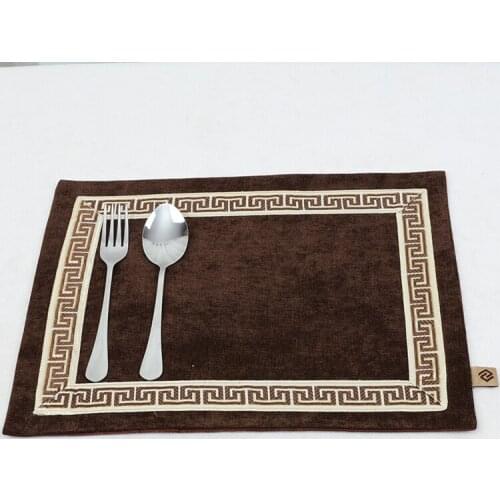 Patchwork Lace Chinese Decorative Placemats Dining Table Pads Pallet Coasters Europe Style Vintage Velvet Fabric Mats