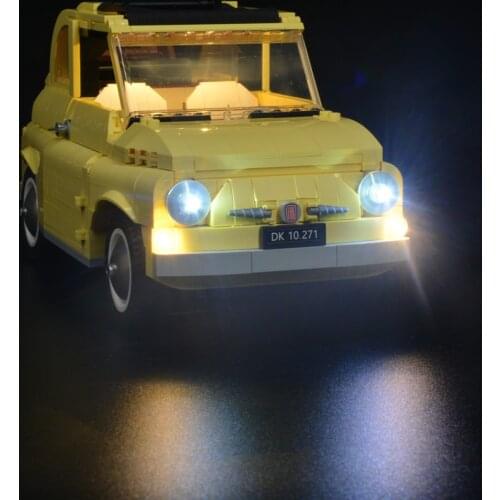 Kyglaring led Light Kit (classic version)For LEGO 10271 FIAT 500 car
