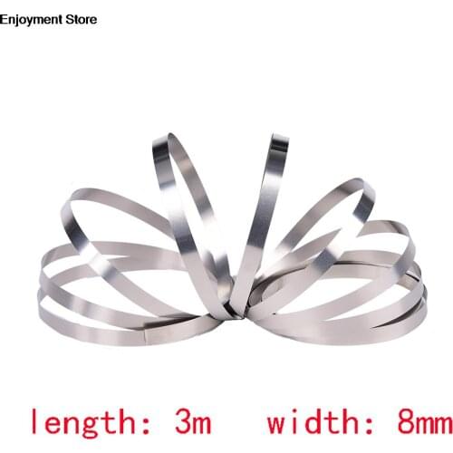 3 Meters Pure Ni Plate Nickel Strip Tape For Li 18650 Battery Spot Welding Outdoor Tools 0.15mm*8mm*3000mm