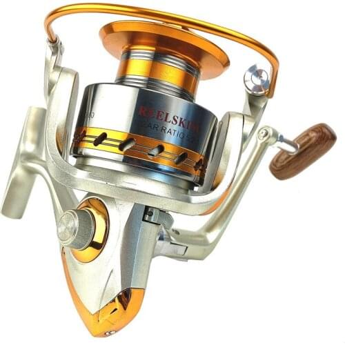 Metal Spinning Fishing Reel 12BB 5.2:1 Fishing tackle Spinnning Reel Feeder Carp Fishing Wheel 2000-9000 Series