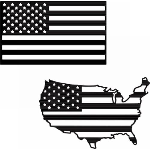 National Flag of United States Metal Cutting Dies New 2021 Embossing Scrapbooking Stencil Craft American Flag Scrapbook Die Cut