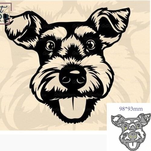 Metal Cutting Dies Cut Mold Animal dog Decoration Scrapbook Paper Craft Knife Mould Blade Punch Stencils