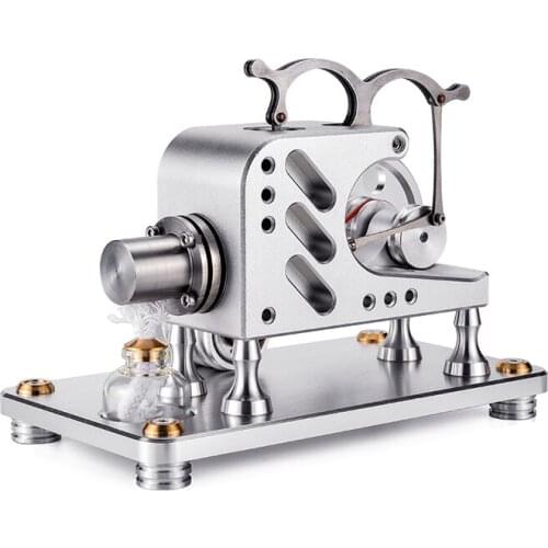 Balance models Metal cylinder Stirling engine generator mini external combustion engine model double cylinder T16-03