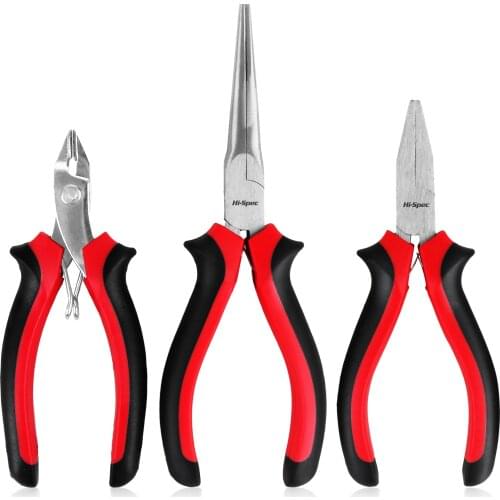 Hi-Spec 3pc Jewelry Pliers Set, 3 Pack Jewelry Repair Tools Kit, Round Nose Pliers,Needle Nose Pliers,Wire Cutters for Jewelry