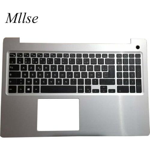 NEW US laptop backlight keyboard Assembly for DELL INSPIRON 15-5000 5570 5575 Silver palmrest upper case 0YKN1Y YKN1Y 0M1FJK