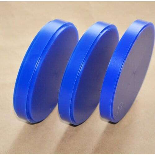 New 7pcs OD98*12mm/14mm/16mm Blue & White Dental Carving Wax Blank Open CAD/CAM System Wax Disc for Dental Restoration