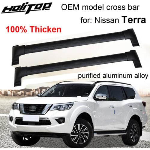 New arrival luggage bar roof rack cross bar for Nissan Terra Xterra Terrano,load 200kg,thicken aluminum alloy,strongly recommend