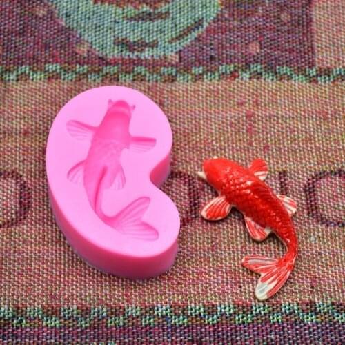 New Creative Fish Shape Diy Fondant Baking Mould Cake Hot Sale Silicone Mold 3d Chocolate Wedding Cake Decorating Tools