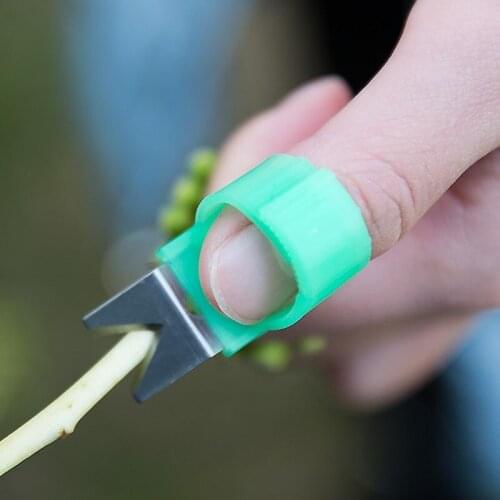Fruit Vegetable Picker Finger Ring Pepper Pickle Tomato Tomato Separator Plant Scissors Hand Cutting For Harvesting Garden Tools
