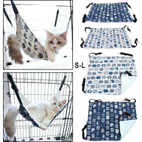 Cat Hammock Bed Swing Comfy Dog Pet Cats ing Fun Pets Furniture Beds