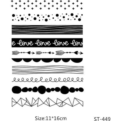 AZSG Beautiful layering Transparent Silicone Clear Stamps/seal for DIY Scrapbooking/Card Making/Photo Album Decoration Supplies