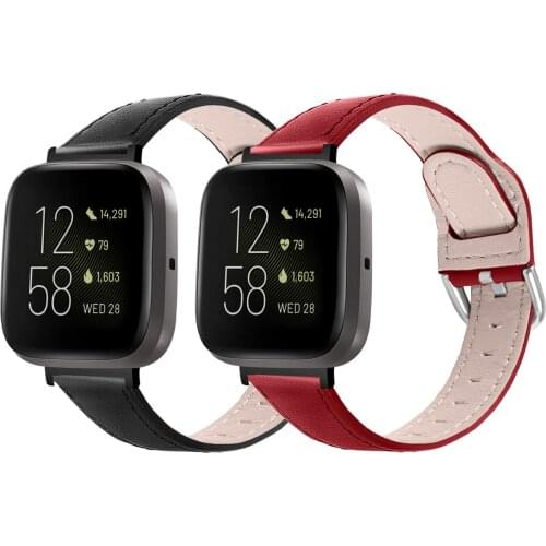 Geniune Leather Band Correa For Fitbit Versa 3 Sense Smart Bracelet Strap Loop For Fitbit Versa Lite Versa 2 Watch Replacement