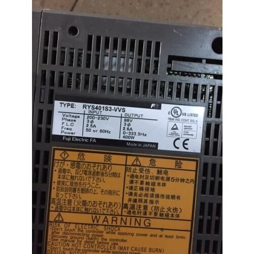 RYS401S3-VVS servo driver , used in good condition . 80% appearance new , good working , free shipping
