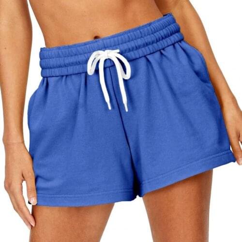 Summer Women Shorts High Waist Drawstring Elastic Waist Sweat Shorts Bottoms Streetwear Sports Run Fitness Women tracksuit