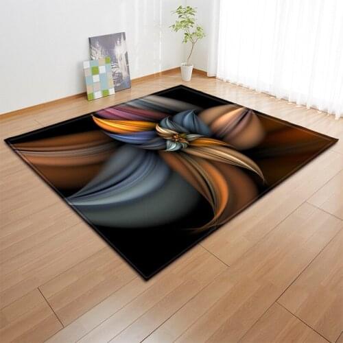 Bohemian style, three-dimensional, colorful and cool, non-slip floor mat, small carpet, door mat, living room, home decoration