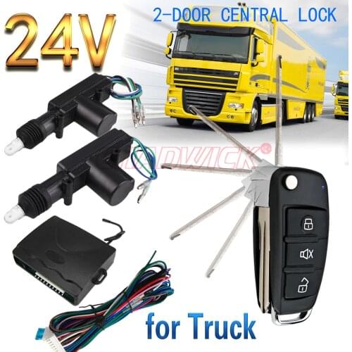 23# FLIP KEY 24V universal for truck Remote control Vehicle Keyless Entry System 2 door Central Door Lock locking 8118 CHADWICK