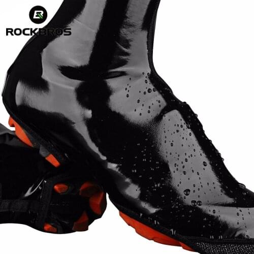 ROCKBROS Cycling Waterproof Shoe Covers Thermal Elastic Sport Bicycle MTB Road Bike Shoe Covers Overshoes Warmer Boot Covers
