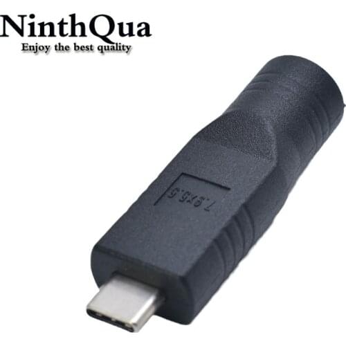 1pcs DC 7.9*5.5/7.4*5.0/6.0*4.4mm female socket Jack to Type C male plug connector PD Notebook Charger Adaptor Converter Laptop